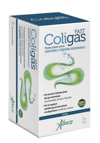 Coligas Fast Tisana per Gonfiore Addominale 20 Bustine - Coligas