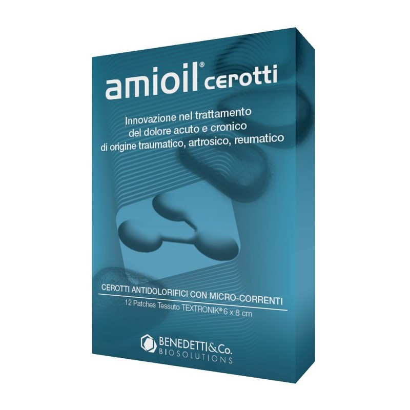 Cerotti Antidolorifici Amioil Micro Correnti 12 Pezzi - Amioil