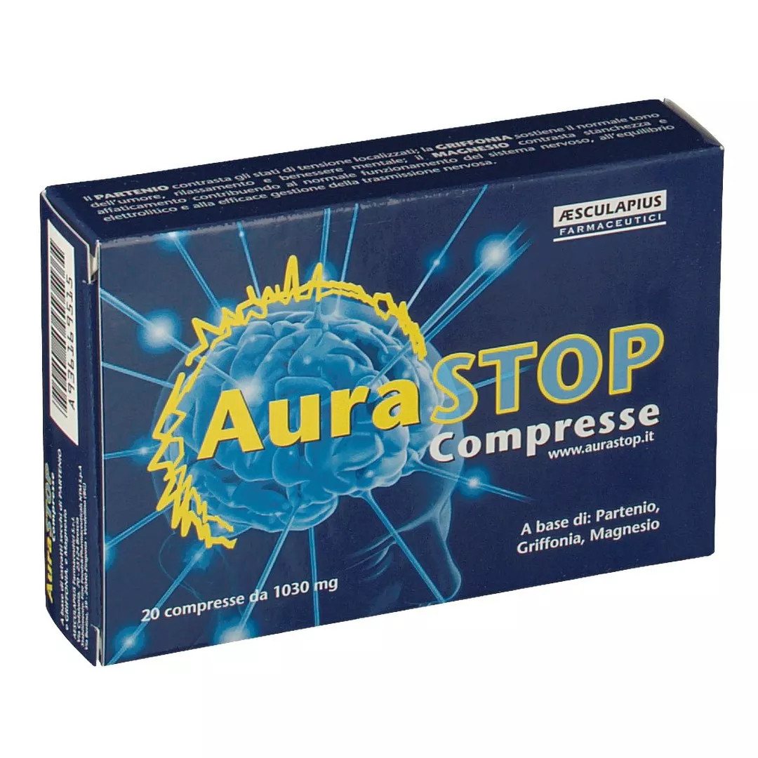 Aurastop Integratore per Emicrania 20 Compresse - Aesculapius Farmaceutici