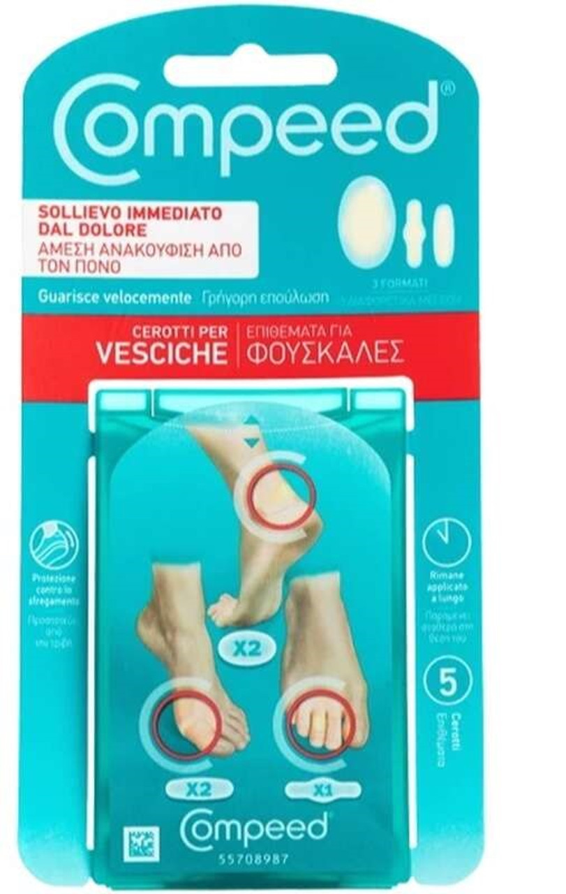 Cerotti Vesciche Misto 5 Pezzi - Compeed