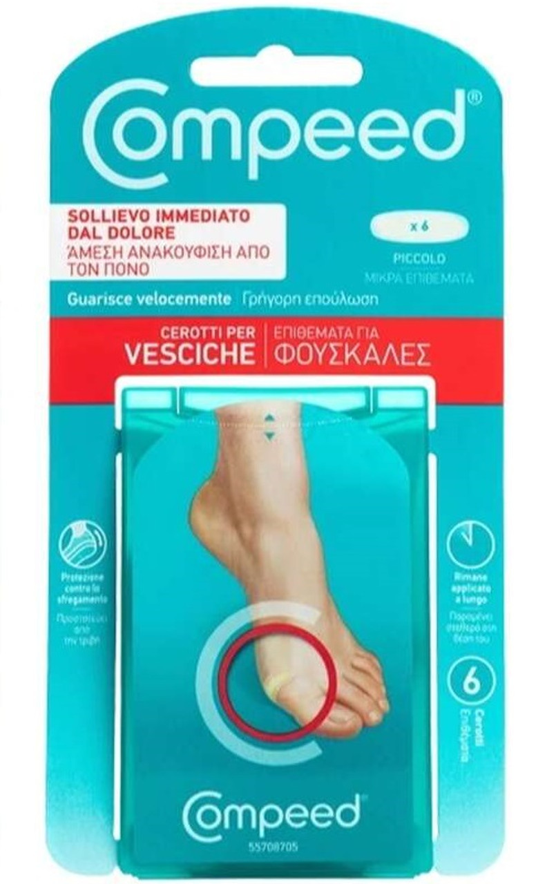 Cerotti per Vesciche Piccolo 6 Pezzi - Compeed