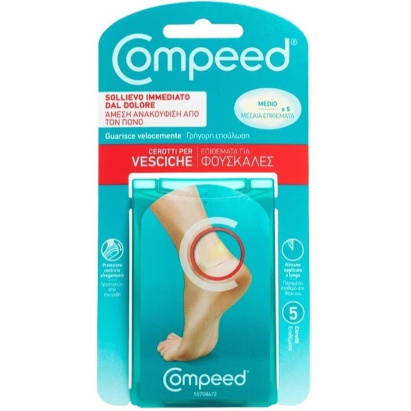 Cerotti per Vesciche Medio 5pz - Compeed