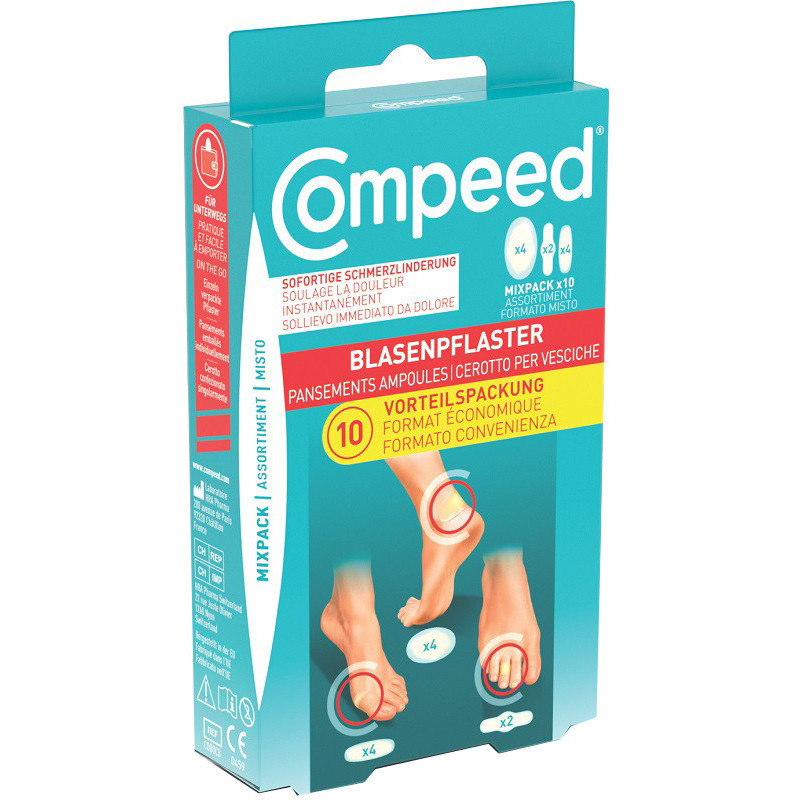 Cerotti per Vesciche Misto 10 Pezzi - Compeed