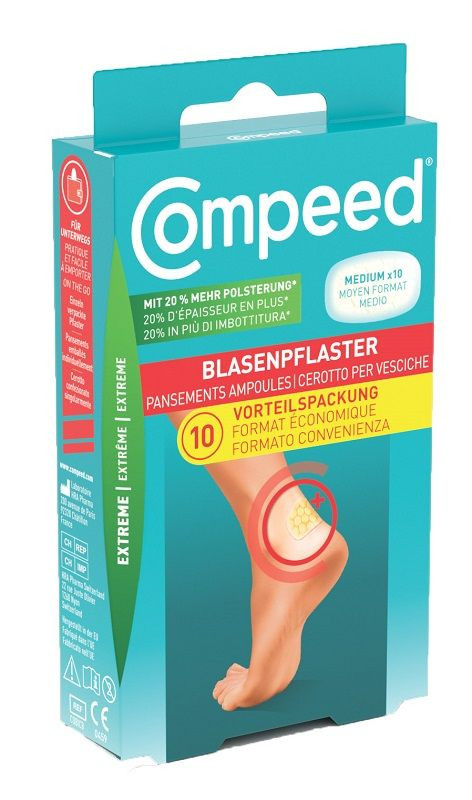 Cerotti Vesciche Medio Extreme 10 Pezzi - Compeed