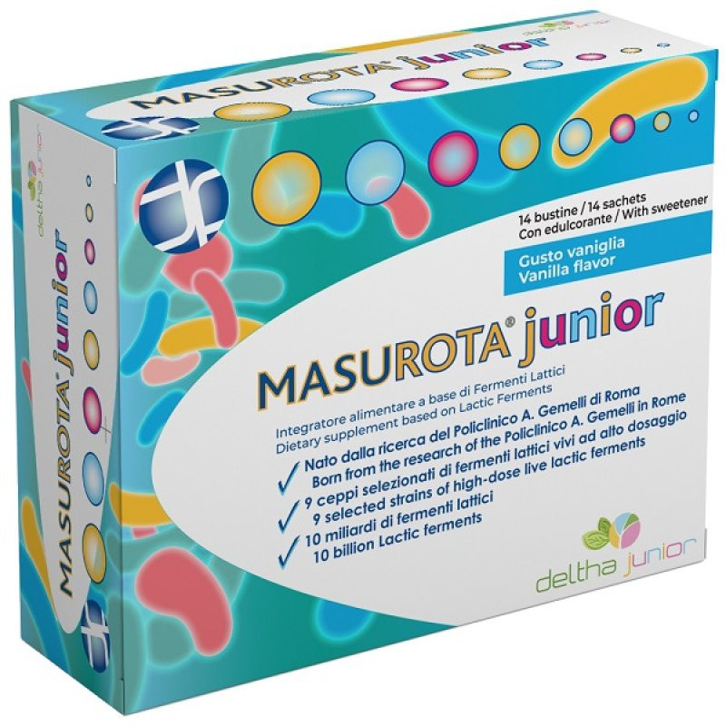 Masurota Junior Integratore Fermenti Lattici 14 Bustine - Deltha Pharma