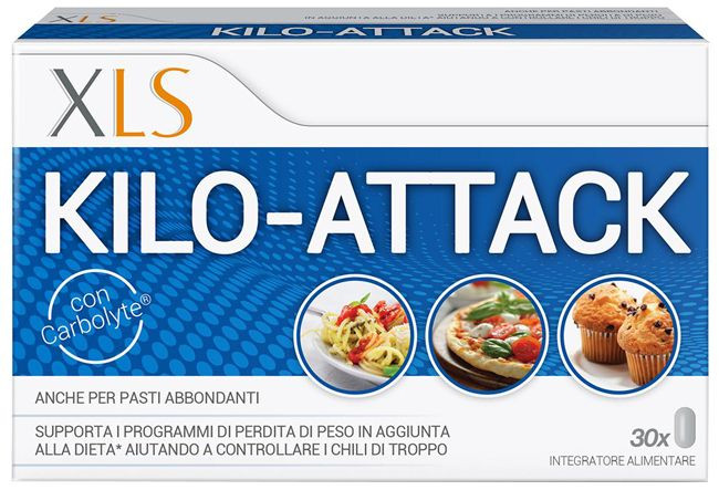 XLS Kilo-Attack Integratore Alimentare per Controllo Peso 30 Compresse - XLS