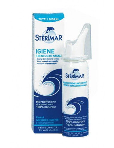 Sterimar Igiene Benessere Nasale Spray Fisiologico 50 ml - Sterimar