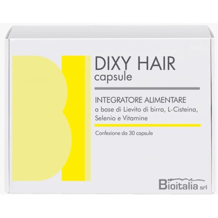 Dixy Hair Integratore Alimentare per Capelli 30 Capsule - Bio Italia