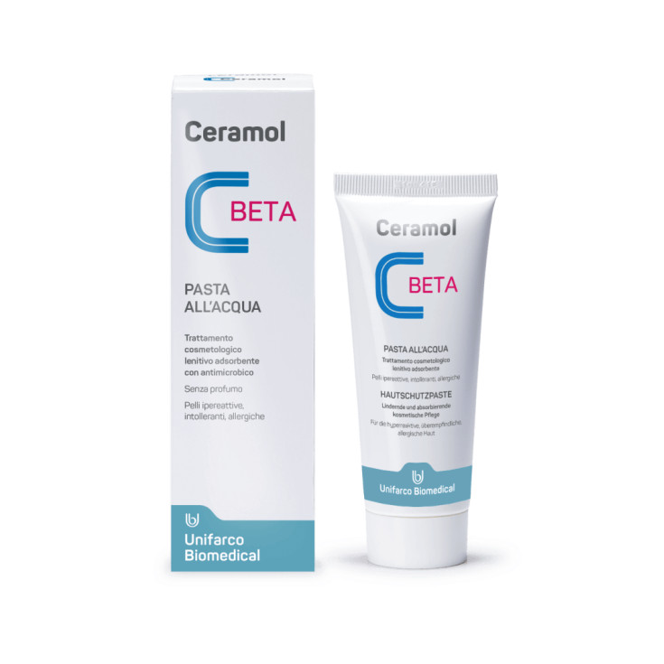 Ceramol Beta Pasta all'Acqua Trattamento Cosmetologico Lenitivo 75ml - Unifarco