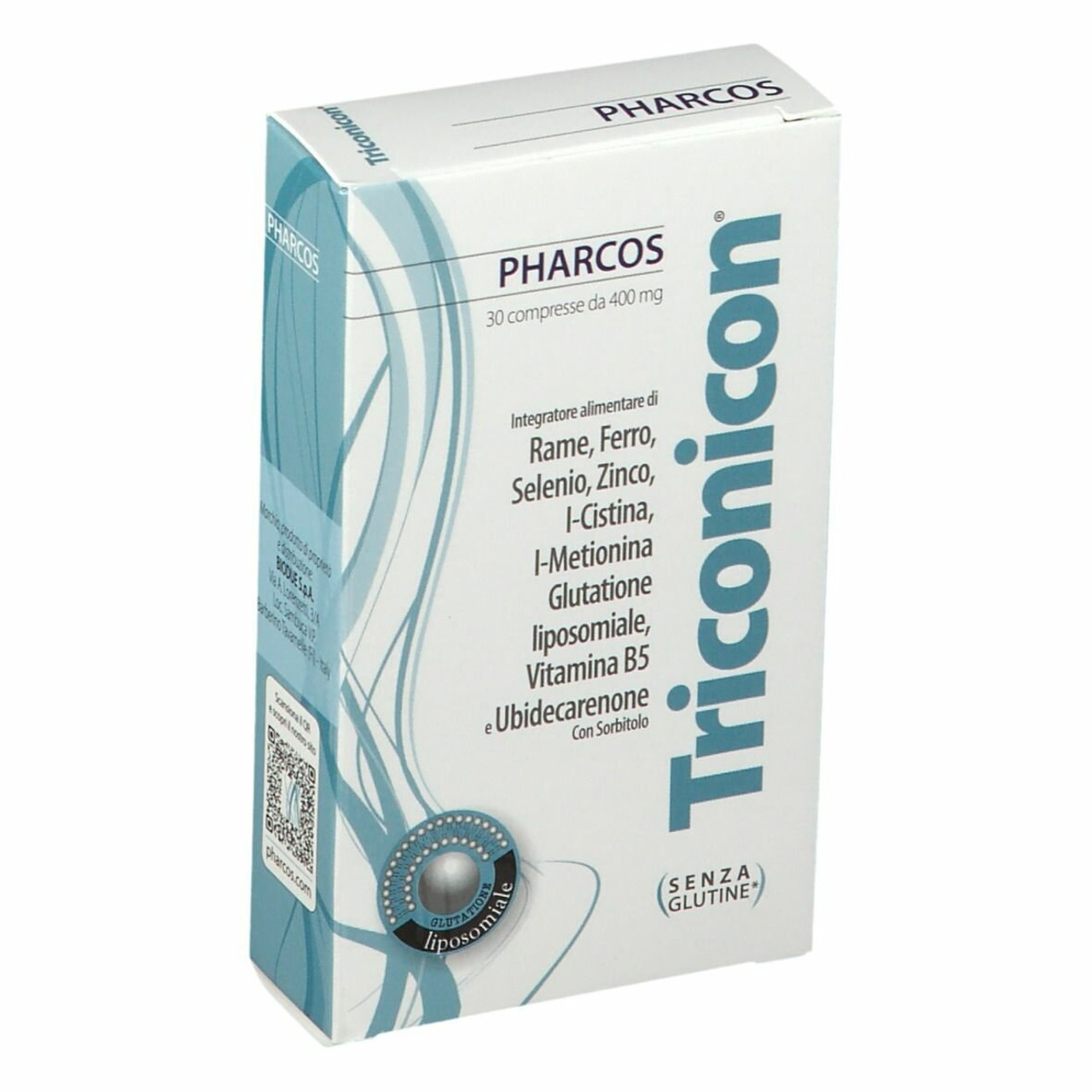 Pharcos Triconicon Integratore Alimentare per Capelli e Unghie 30 Compresse - Pharcos