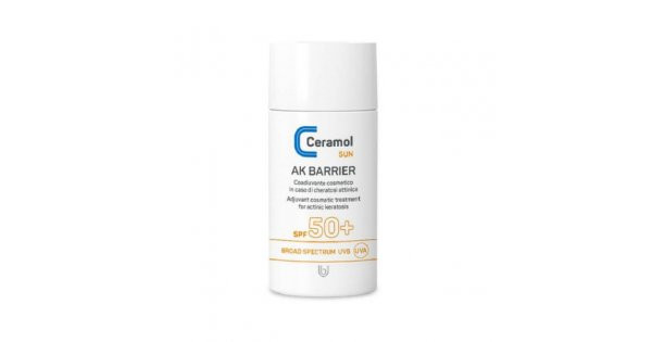 Ceramol Ak Barrier Fluido Solare Alta Protezione SPF50+ 50ml - Unifarco