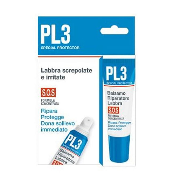 PL3 Balsamo Riparatore Labbra SOS Tubetto 7,5ml - PL3