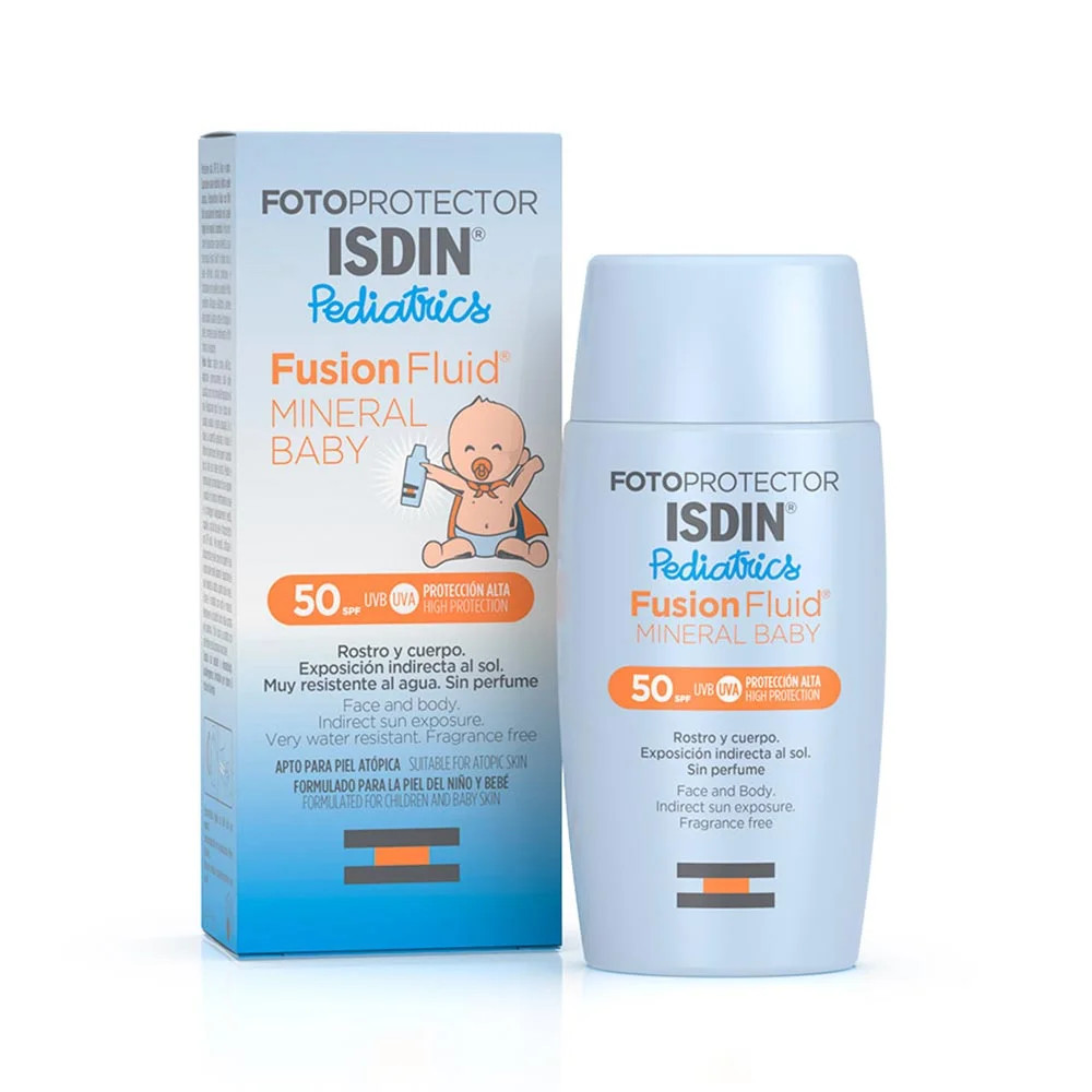 Fotoprotector Fusion Fluid Mineral Baby SPF 50+ 50ml - Isdin