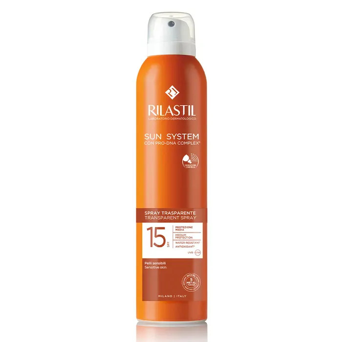 Spray Solare Trasparente SPF 15 Rilastil Sun System 200ml - Rilastil
