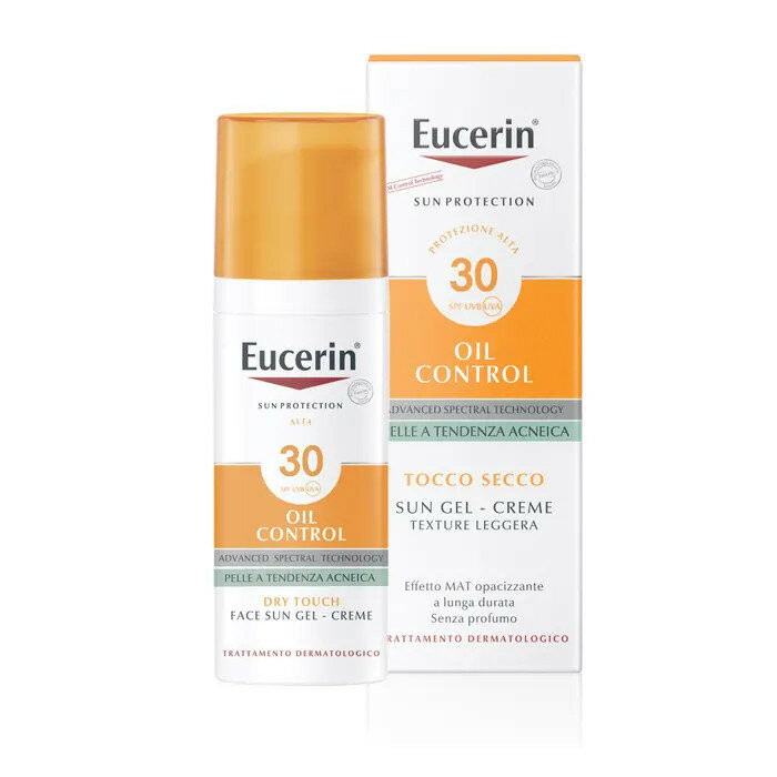 Eucerin Sun Oil Control Crema Gel Solare SPF30 per Pelli Grasse 50ml - Eucerin