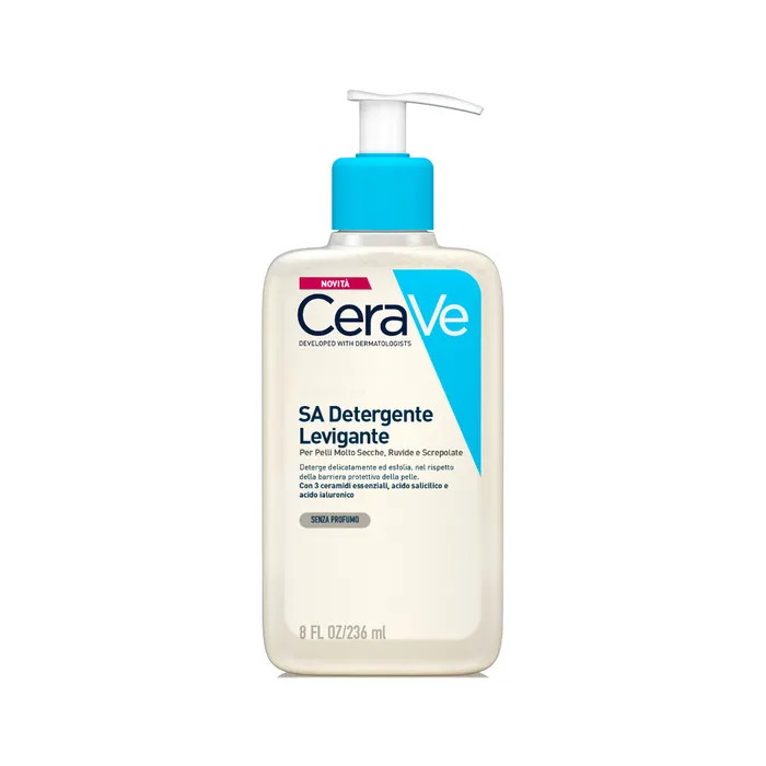 CeraVe SA Detergente Levigante Esfoliante Pelle Ruvida 236ml - CeraVe