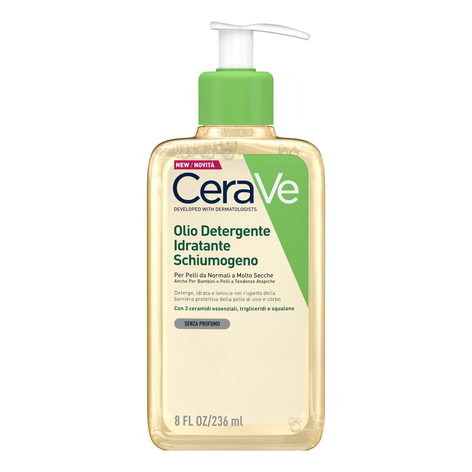 CeraVe Olio Detergente Idratante Schiumogeno 236ml - CeraVe