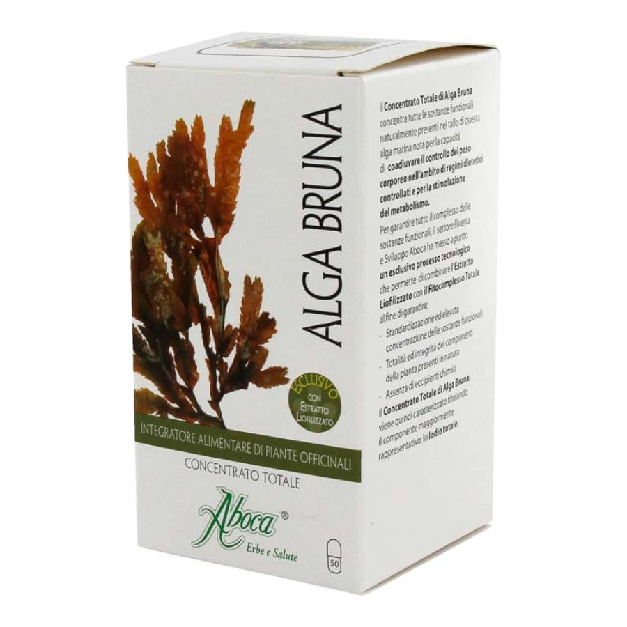 Alga Bruna Concentrato Totale Integratore Metabolismo 50 Opercoli - Aboca