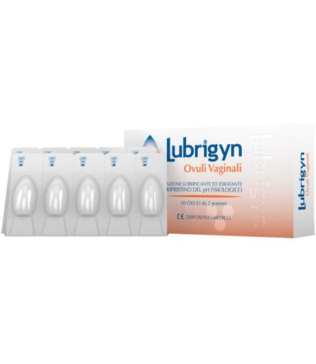 Ovuli Vaginali Lubrificanti e Lenitivi 10pz - Lubrigyn
