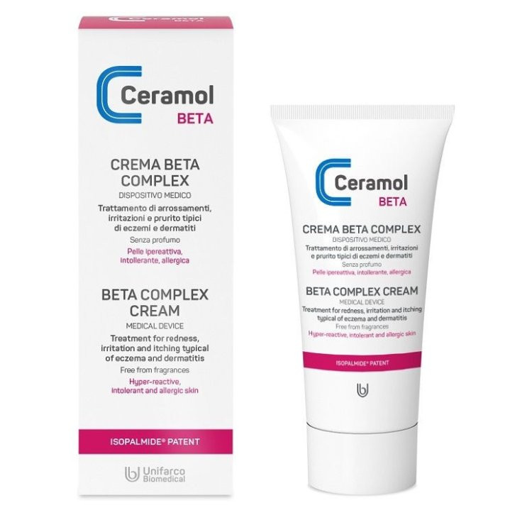 Ceramol Crema Beta Complex Trattamento Eczemi e Dermatiti 50ml - Unifarco