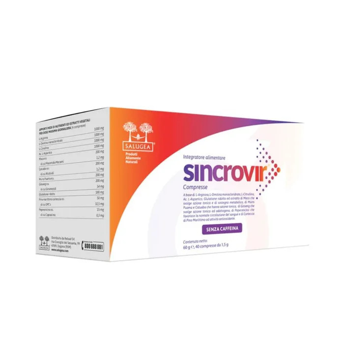 Sincrovir Integratore per il Vigore Maschile 40 Compresse - Salugea