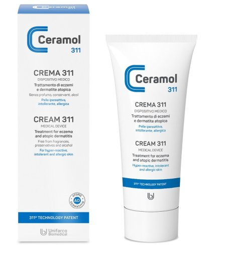 Ceramol Crema 311 Trattamento Eczemi e Dermatiti 75ml - Unifarco