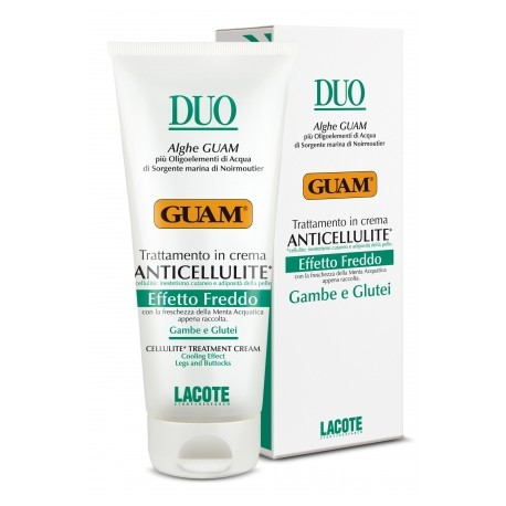 Crema Anticellulite Effetto Freddo Gambe e Glutei 200ml - GUAM