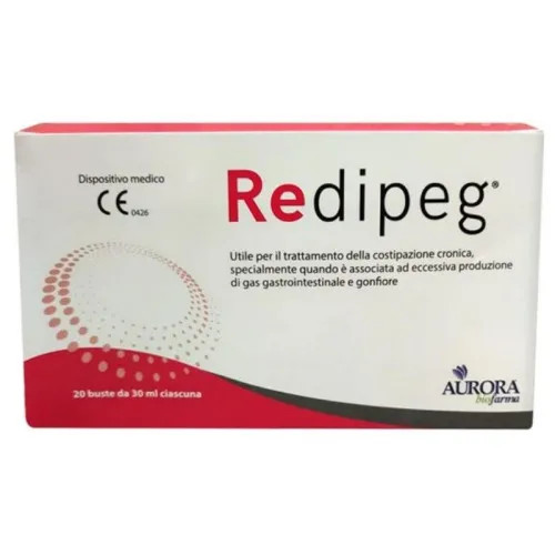 Redipeg 20 Stick Pack 30ml Dispositivo Medico contro la Stitichezza Cronica - Aurora