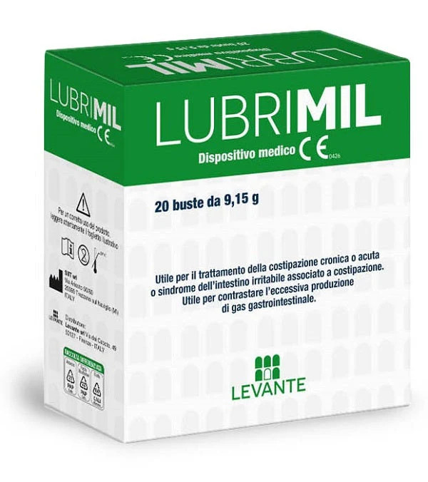 Lubrimil Dispositivo Medico per Benessere Gastrointestinale 20 Bustine - Levante
