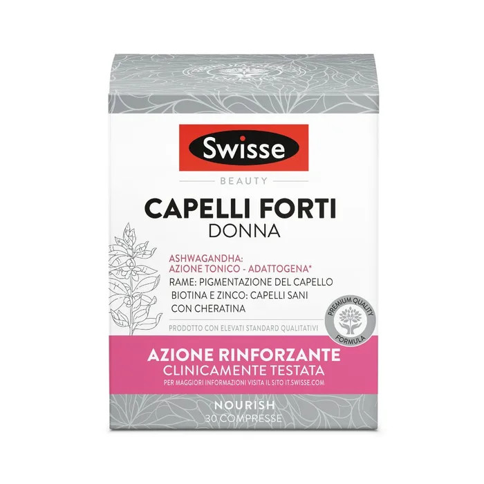 Swisse Capelli Forti Donna Integratore per capelli sani 30 Compresse - Swisse