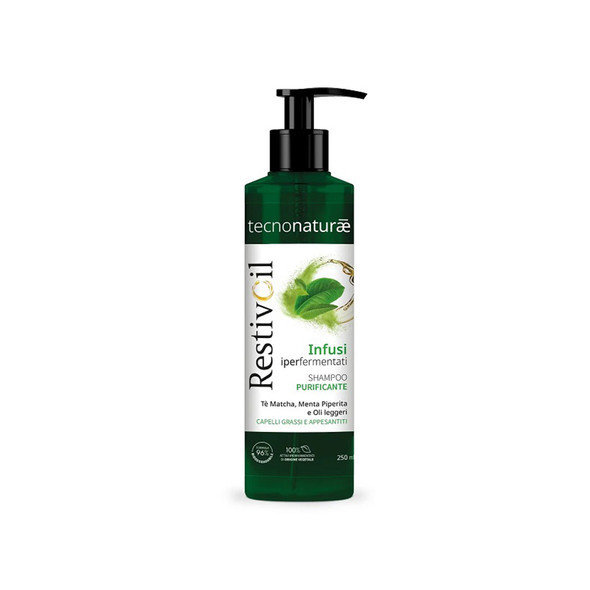 Restiv-Oil Tecnonaturae Shampoo Purificante Capelli Grassi 250ml - Restiv-Oil