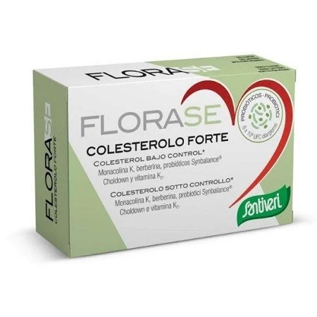 Florase Colesterolo Forte Integratore 40 Capsule - Santiveri