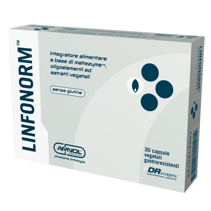 Linfonorm 30 Capsule Vegetali Gastroresistenti - Amnol