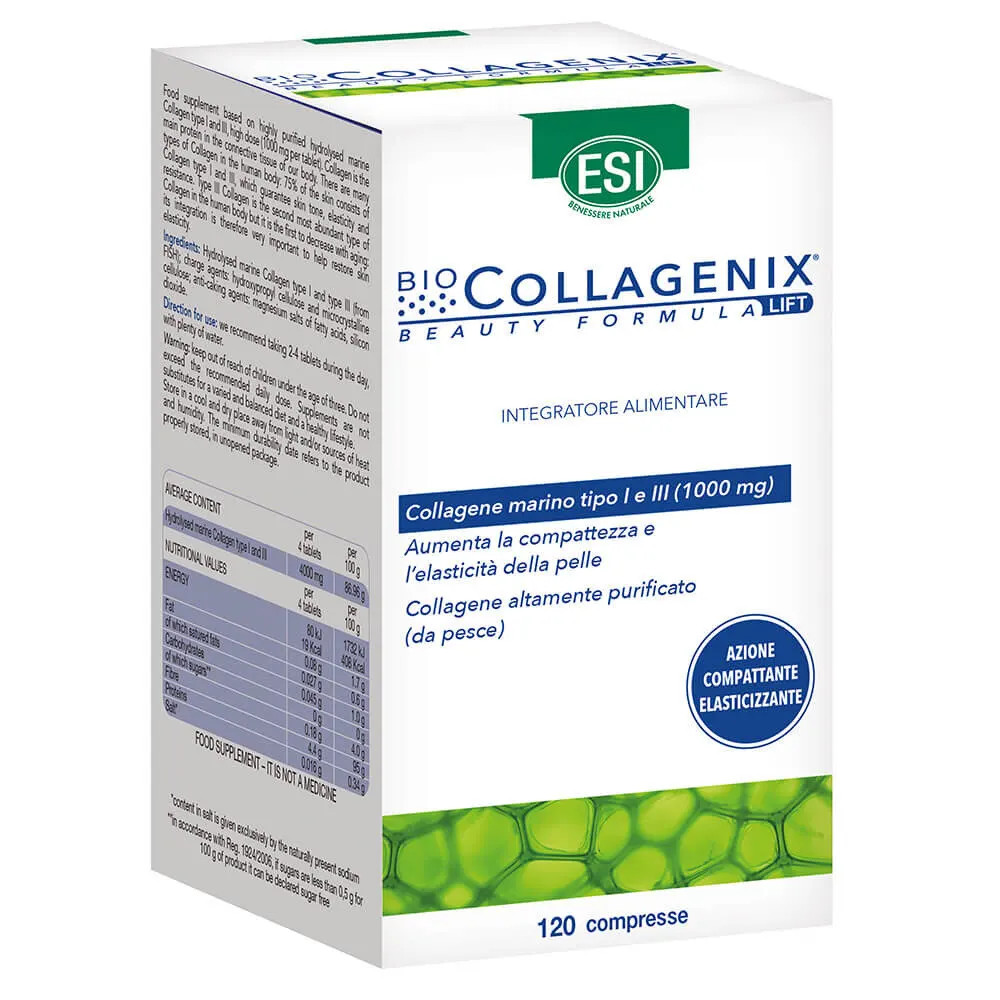Biocollagenix ESI Integratore Anti-Aging, 120 Compresse - ESI