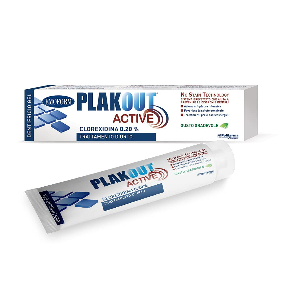 Emoform Plak Out Active 0.20% Dentifricio Gel Antiplacca 75ml - Emoform