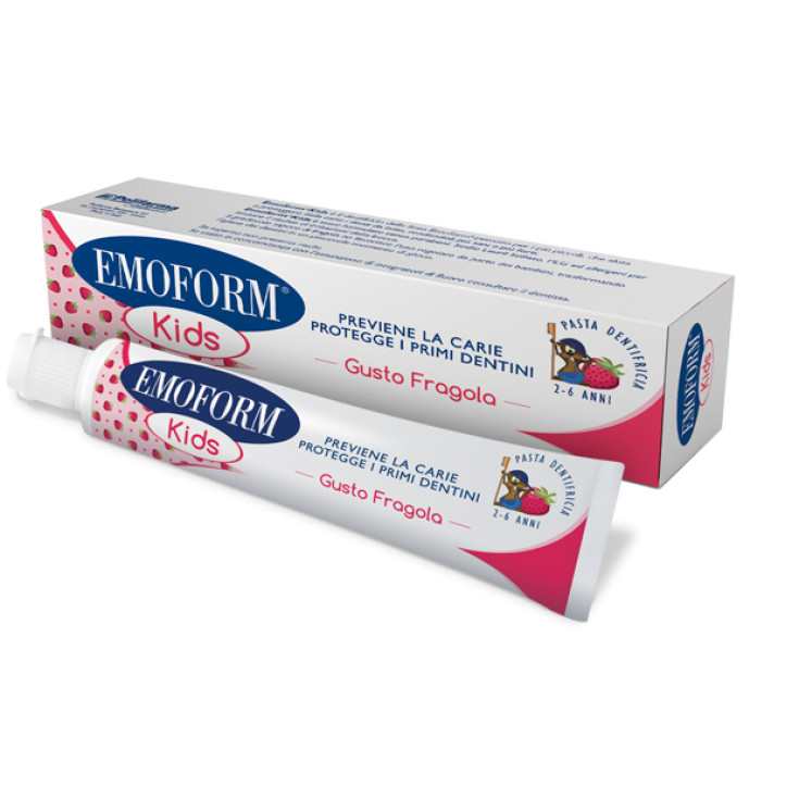Dentifricio Kids Emoform Gusto Fragola 50ml - Emoform