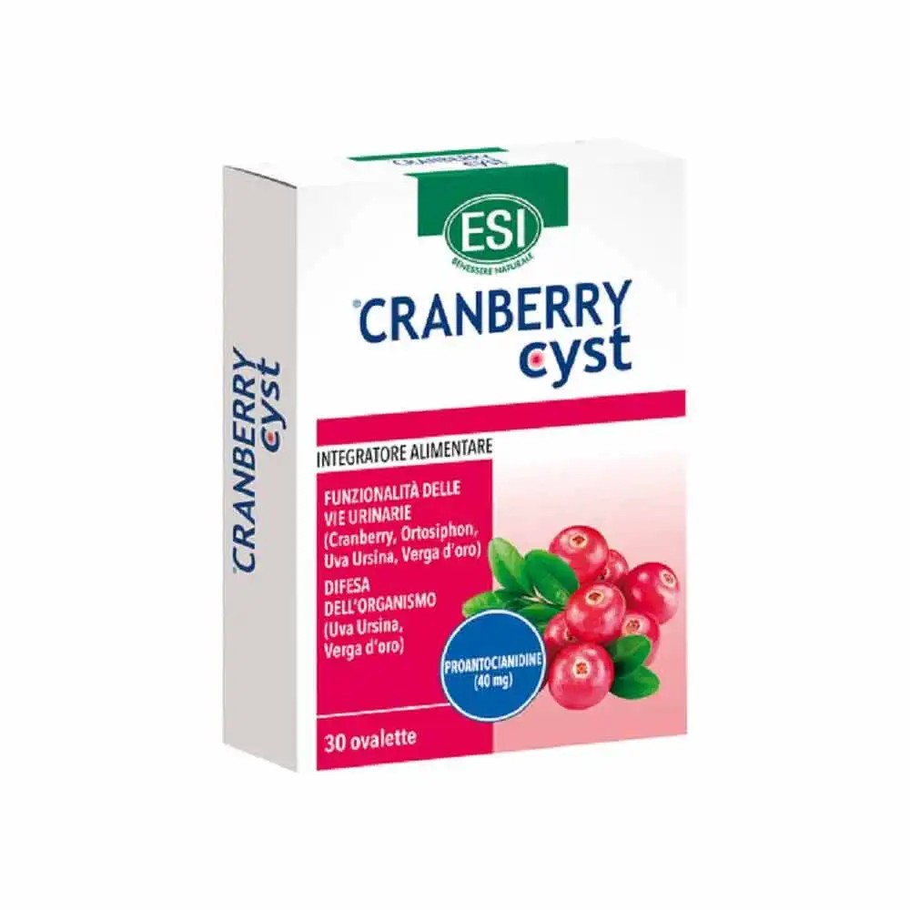 Cranberry Cyst ESI Integratore per Vie Urinarie 30 Ovalette - ESI