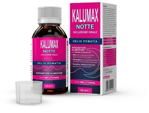 Kalumax Notte Integratore Alimentare per Sonno 125ml - Polifarma Benessere Srl