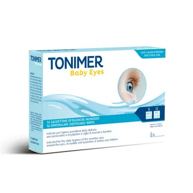Tonimer Eyes Baby Salviettine Oftalmiche Monouso 16 Pezzi - Tonimer