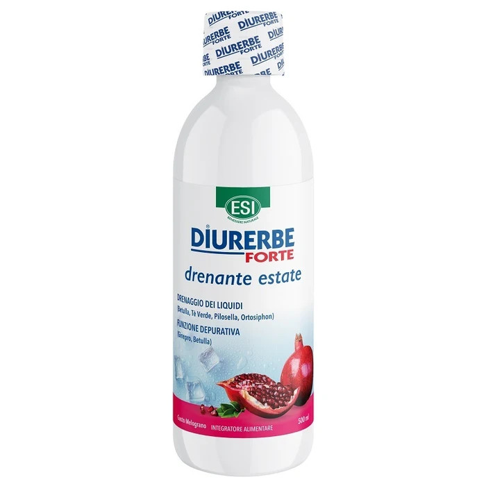 Diurerbe Forte Drenante Melograno Integratore Drenaggio Liquidi 500ml - ESI