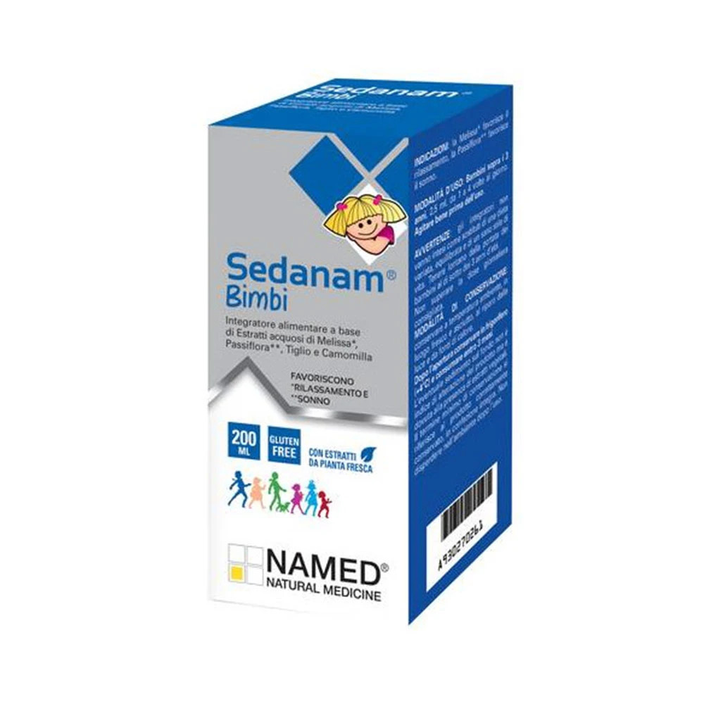 Sedanam Bimbi Sciroppo Integratore per il Sonno 200ml - Named