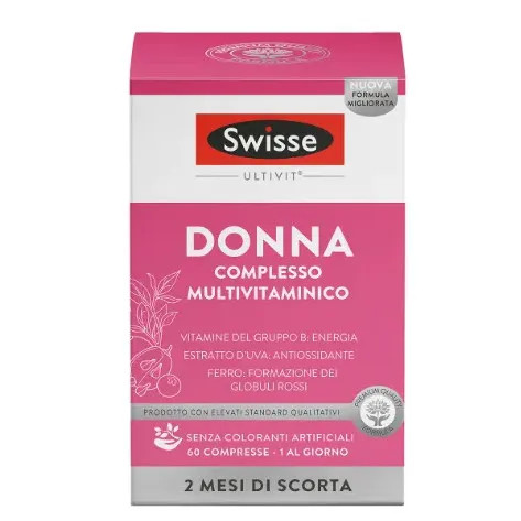 Swisse Multivitaminico Donna - Integratore alimentare a base di vitamine e minerali - 60 compresse - Immagine 7