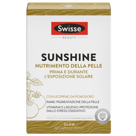 Swisse Sunshine Integratore per Preparare la Pelle al Sole 30 Capsule - Swisse
