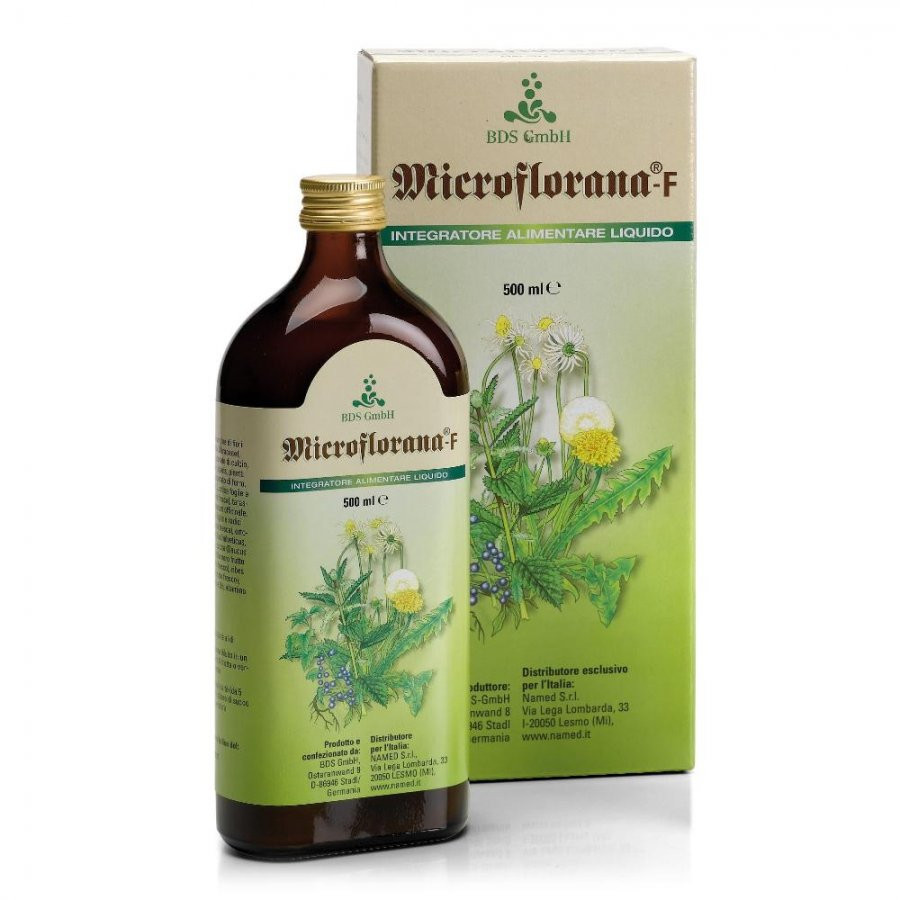 Microflorana F Sciroppo Integratore Alimentare per Intestino 500ml - Named