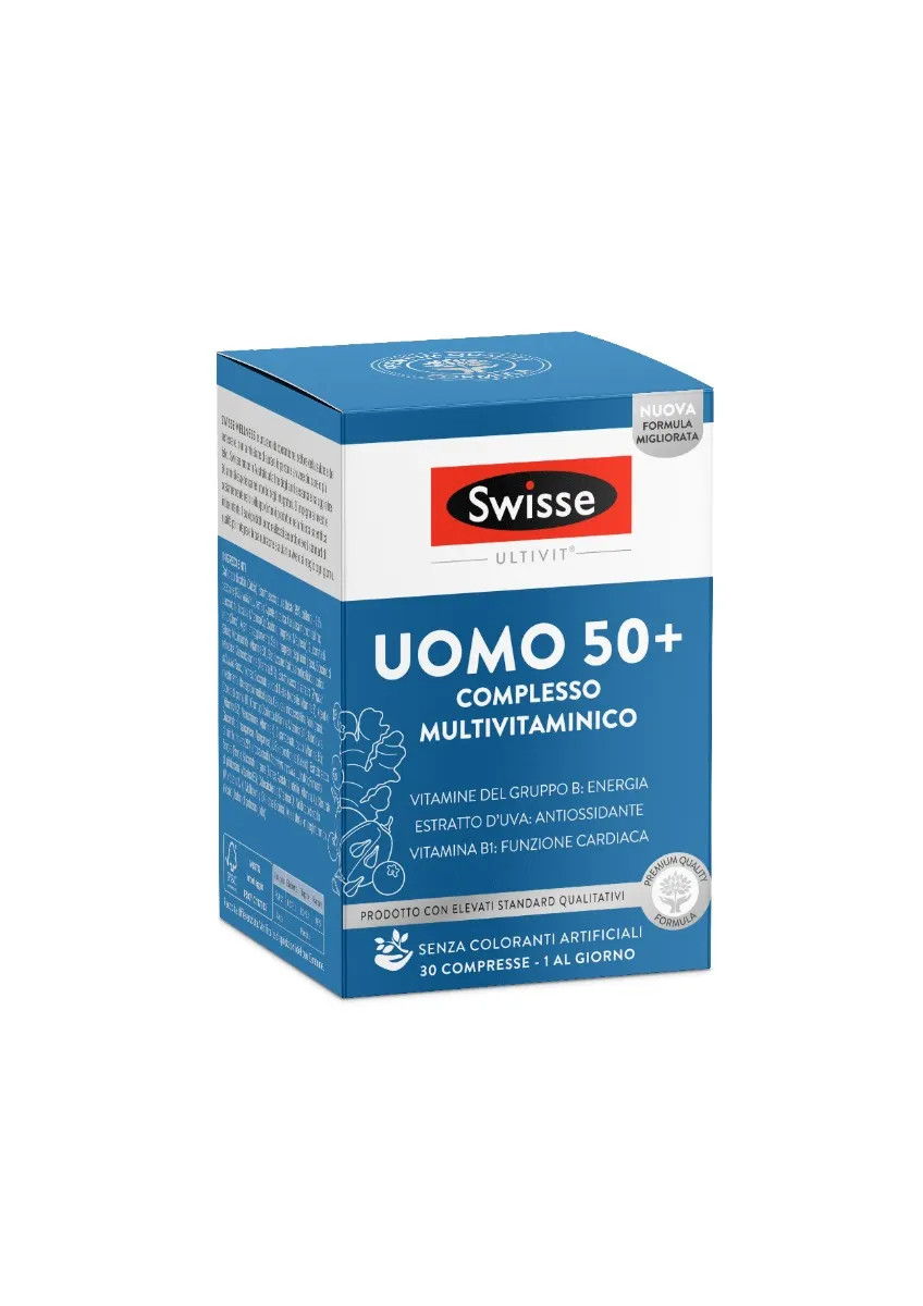 Swisse Uomo 50+ Complesso Multivitaminico 30 Compresse - Integratore Di Vitamine E Minerali - Immagine 9