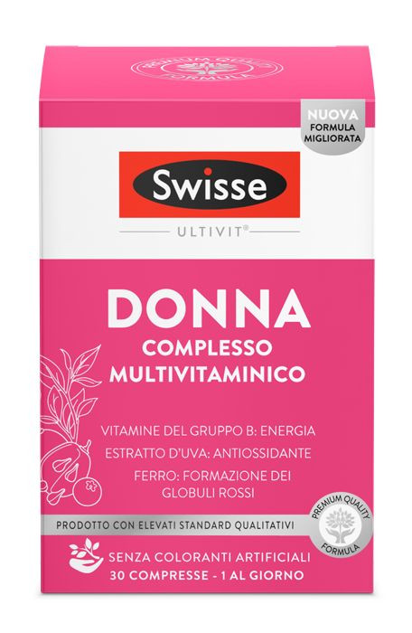 Multivitaminico Donna Integratore in Compresse 30 Unità - Swisse