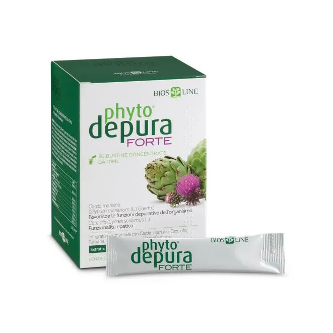 PhytoDepura Forte Integratore Drenante Depurativo 30 Bustine - Bios Line