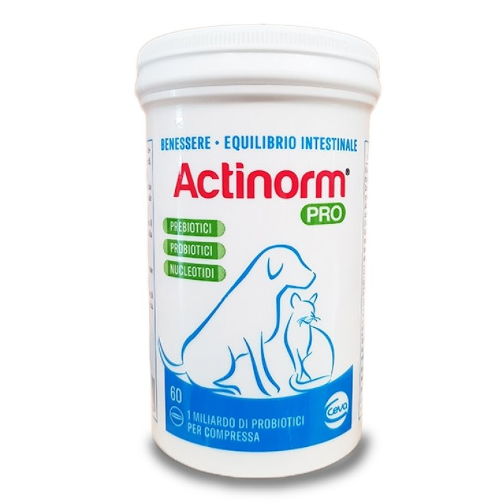 Actinorm Pro Integratore Gastrointestinale per Cani e Gatti 60 Compresse - Ceva