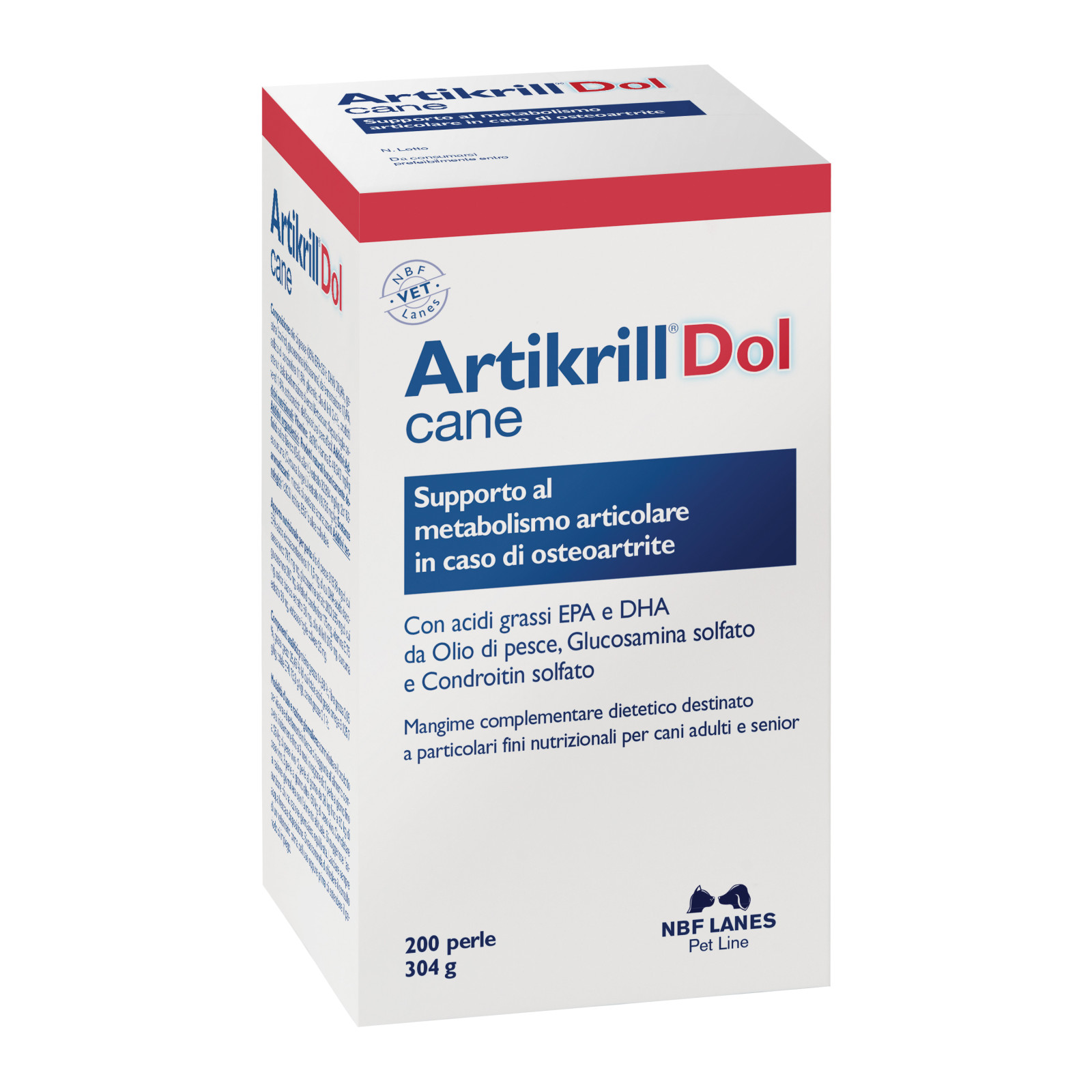 Artikrill Dol Mangime Complementare Supporto Articolare Cani 200 Perle - Artikrill