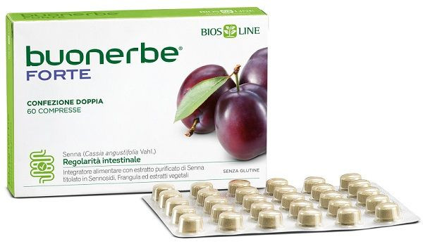 Buonerbe Forte Integratore Alimentare per Regolarità Intestinale 60 Compresse - Buonerbe